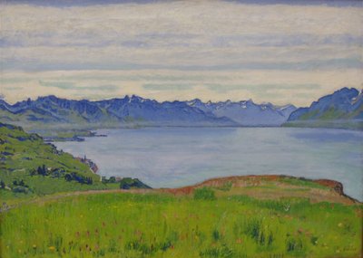 Landscape at Lake Geneva by Ferdinand Hodler